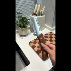 Wooden Handle Vegetable & Fruit Peeler with Bottle Opener – Multi-Functional Kitchen & Camping Tool