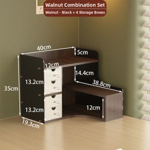 TULANGMAO | Multi-layer Corner Acrylic Desktop Organizer