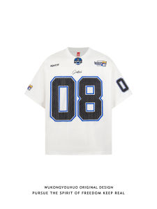 WUKONGYOUHUO | Letter Mesh Breathable Summer Short Sleeve T-Shirt