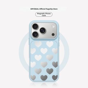 Smyideal | Mirror Blue Heart Magnetic Creative and Elegant Phone Case