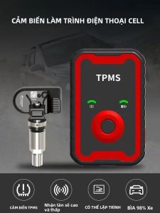 Cảm Biến TPMS Lập Trình Được 2 Trong 1 433MHz+315MHz Hệ Thống Giám Sát Áp Suất Lốp Tương Thích Với Điện Thoại Di Động Để Đảm Bảo An Toàn Cho Xe