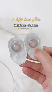 Kính áp tròng 1 ngày màu nâu tự nhiên SAGITTARIUS Dia 14.5mm - Độ cận 0-8 nhãn hiệu Angel Eyes