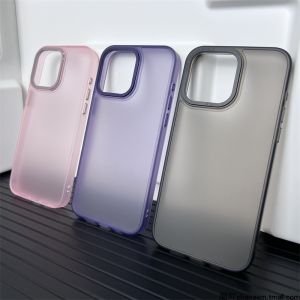 Applicable to Apple 15promax Phone Case Iphone14pro Soft Edge 15plus Hard Case 15pro All-Inclusive 14promax Drop-Resistant Por Matte 13 Protective Case 12 Lightweight 11 Pure Color PM