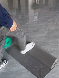 PVC Non-slip Floor Mat bath mat anti slip bathroom floor mat quick dry shower mat with hole water drain rubber waterproof absorbent matting anti-bacterial mildew resistant eco-friendly extra long supplies for kitchen toilet balcony swimming pool corridor