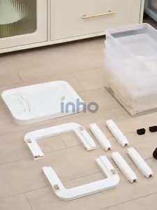 K_MODE   Trolley Rack Drawer Cabinet Stroller Baby Storage Rack Cabinet Removable Floor Baby Toy Storage Rack Rak Snek