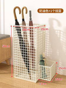 Multi-Functional Metal Umbrella Holder for Home and Commercial Use Minimalist Modern Design Iron Material Rain Umbrella Storage Rack