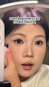 Double ended Eyeliner Pencil Integrated Eyeliner Stamp Waterproof Long-Lasting Suitable for beginners Eyeliner Stamp Pen: Convenient Long-Lasting Dual-End Stamp Makeup For Gift