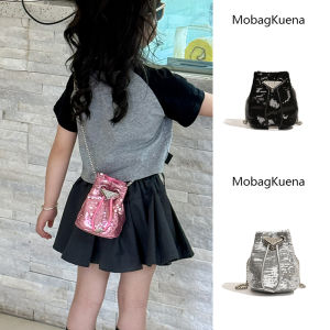 กระเป๋าสะพายข้างผ้าตาข่ายสะพายไหล่ขนาดเล็กสำหรับเด็กผู้หญิง กระเป๋าสะพายข้างสีลูกกวาดแฟชั่นฤดูร้อนปี 2024 กระเป๋าสะพายข้างสายโซ่สะพายข้าง กระเป๋าสะพายข้างแบบสะพายข้าง