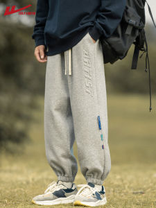 Quần Dài Nam Mùa Xuân Thu Đông Mới 2025 Quần Dài Thể Thao Dày Lót Lông Cừu Thường Ngày Quần Dài Công Sở Quần Dài Rộng Rãi