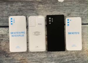 Ốp lưng Samsung Note10/ Note 10+ (plus)/ Note 10 Pro dẻo trong dẻo đen viền gồ bảo vệ cam bền đẹp