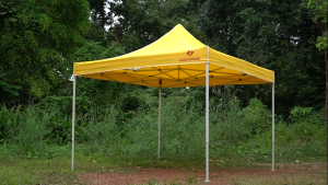 เฉพาะโครงเหล็กเต็นท์พับ LUCKYFRIEND รุ่นT2S ขนาด 2x2 m / 2x3 m / 3x3 (โครงเหล็กสีเทา)