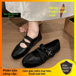 ZOG | Giày Bệt Quai Ngang Đầu Tròn cho Đầm