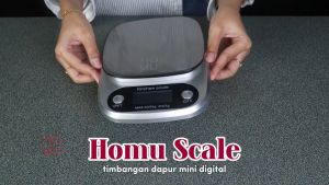 HOMU Scale Timbangan Dapur Mini Digital 8 Mode Scale Waterproof 5kg 0.1g Waterproof Stainless Steel