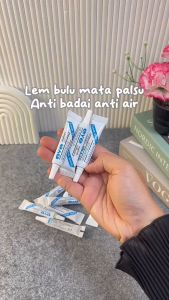 EYELASH ADHESIVE: Lem Bulu Mata Palsu Tahan Lama Mudah Di Gunakan Cepat Kering Lembut Dan Nyaman