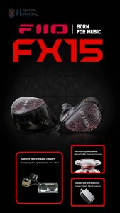 FiiO FX15 หูฟัง 6 ไดรเวอร์ 1BA+1DD+4EST รองรับ Hi-Res เสียงดี - ประกันศูนย์ไทย