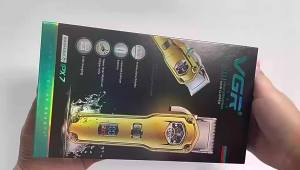Máy Cắt Tóc Không Dây Chuyên Nghiệp VGR V-693 Dành Cho Nam Sạc Được Mạnh Mẽ Kèm Nhiều Phụ Kiện