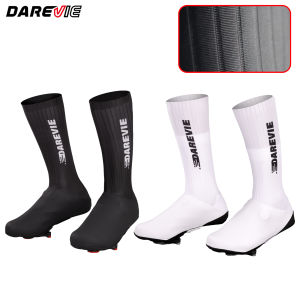 DAREVIE รองเท้ากันน้ําครอบคลุม AERO Anti-SLIP ความเร็วสูงรองเท้าขี่จักรยาน Windproof กระชับ Aero จักรยานอุปกรณ์เสริม