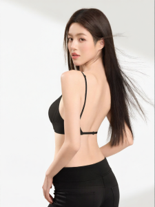 Secret World | Gathering Small Chest Seamless Backless Bra Thin Shoulder Straps