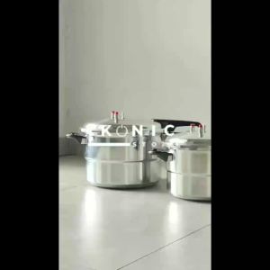 IKONIC Panci Presto Aluminium Anti Lengket TD Kapasita 4 Liter Pressure Cooker  Stainless 100% Original Bergaransi Resmi