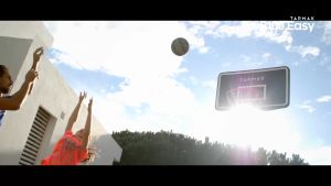 Decathlon B100 Easy Basketball Hoop Standing Basket2.2M-3.05M - Tarmark (Easy Set Up)