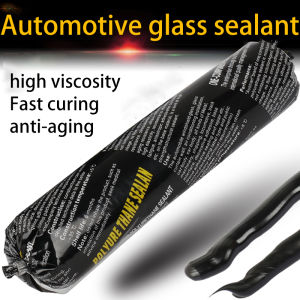 Automotive glass glue black polyurethane sealant sheet metal glue windshield special car waterproof soft bag strong glue