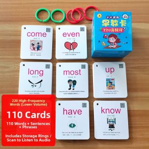 XIAOSHUGUOGUO | English Word Cards for Portable Kindergarten and Elementary School Learning