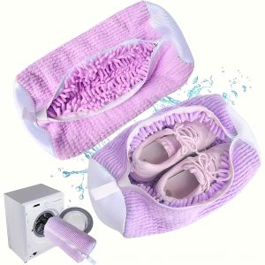360° Deep Cleaning Shoe Washing Machine Bag: Washing Machine and Dryer Laundry Shoe Bag - Reusable Shoe Cleaning Bag Suitable f