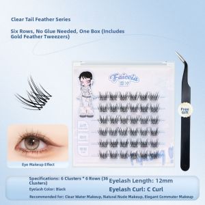 Faiccia | Glue-Free Clear Natural Eyelashes