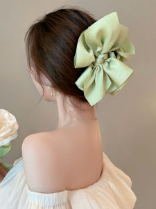 Elegant Large Butterfly Knot Hair Clip Stylish Womens Back of Head Shark Clamp Classy Hair Accessories New 2023 Trend