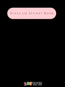 Buku Stiker Dress Up Zoetoys | Mainan Edukasi & Kreatif untuk Anak
