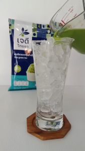 เจดีไทยชา ชาเขียวผงปรุงสำเร็จ ขนาด 400 กรัม แท้ 100% ชงง่าย หอมอร่อย คุณภาพสูง กำไรดี (X 12 ซอง)