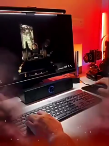 Dual Stereo Desktop Computer Audio Speaker 3.5mm USB Wired Soundbar for Desktop Laptop