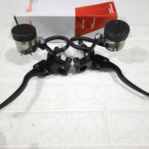 Handle Master Rem Model Bremb No Name + 2Tabung Big Smoke Full Set Kiri Kanan + Dudukan Spion Pnp Nmax 155 New/ Nmax 155 Old/ Xmax/ Tmax/ Pcx 150/ Pcx 160/ ADV 150/ ADV 160/ Vario 160 Abs