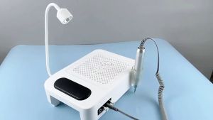 Nail drill nail machine drill美甲燈Multi-function 4-in-1 Nail Vacuum Cleaner Large Suction Nail Baking Lamp Nail Polisher