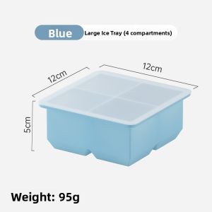 DEMING | Food Grade Silicone Ice Tray with Lid