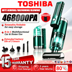 [15 Year Warranty] Cordless Vacuum Cleaner 498000 pa Rotatable Handle Suction and Blow Combination