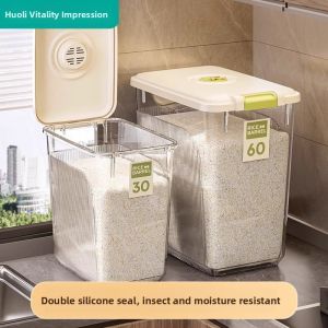 Food Grade Sealed Storage Box Pest Proof Moisture Proof New Model Rice Barrel for Home Use Kitchen Storage Containers for Rice