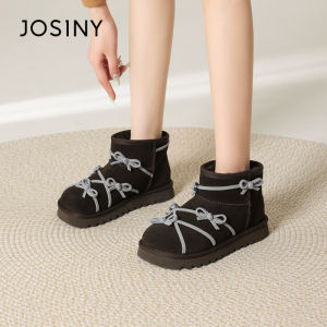 Josiny | Thick Soles Insulated Snow Boots Grey