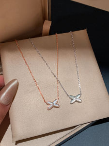 CAFFTI | Rose Gold and Silver Luxury Mother-of-Pearl Choker Necklace
