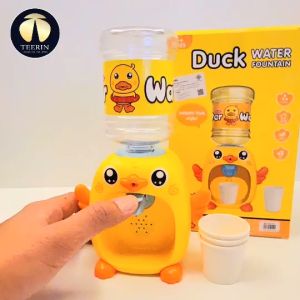 ตู้กดน้ำ เป็ดเหลือง จองลองคูลเล่อร์กดน้ำ พร้อมแก้ว มีไฟ มีเสียง ของเล่น