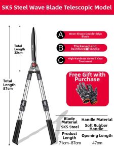 Heavy Duty Garden Scissors for Thick Branches and Lawn