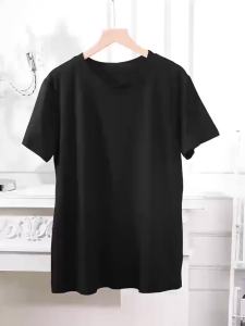 Áo Thun Mùa Hè Màu Đỏ Giản Dị Dành Cho Nam Giới Chubby Duck In Hình Hoạt Hình Cotton Mềm Mại Tay Ngắn Ngộ Nghĩnh Tối Giản Hàng Ngày Đường Phố Hàng Đầu