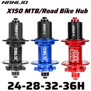 NanLio X150 MTB Bike Hub | 150 Clicks 6 Pawls 3 Teeth Loud Sound | Sealed Bearings 24/28/32/36H | 8–12 Speed HG XD MS Compatible