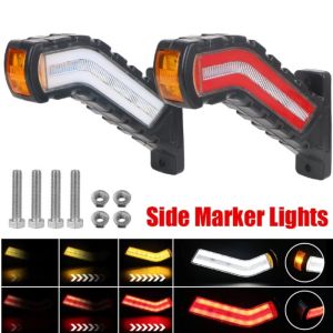 12-24V 2pcs Side Marker Lights Warning Rear Tail Light car External Lights Trailer Truck Lorry indicator lamp Trailer Van Pickup