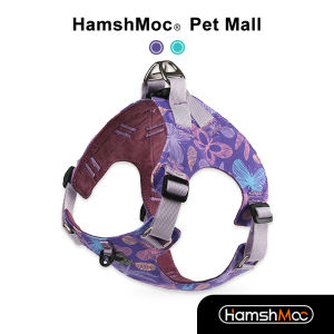 Hamshmoc No Pull Dog Harness Adjustable Soft Nylon Pet Vest Harness Comfort Control Quick Release Buckle For Walking Small Dogs