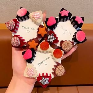 Cat Ears Chanel Style Fluffy Hair Pin: Sweet Girl Hairpins & Princess Hair Accessories