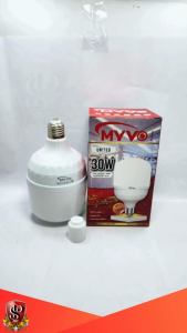 Lampu Bohlam LED 30W Myvo United Cahaya Putih Super Terang Maximal 30 WATT Bergaransi SNI Kuat Tahan Lama Produk Asli Myvo