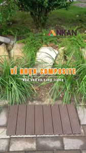 Vỉ Nhựa Composite AnKan Chống Nước Chống Cong Vênh Dùng Đa Năng Cho Nhà Tắm Ban Công Văn Phòng - Màu Nâu Cà Phê/Đen/Trắng