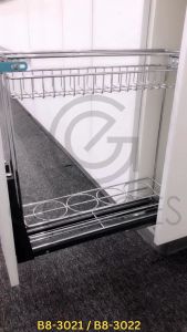 MULTI-FUNCTION 2-LAYER PULL OUT BASKET - (150MM-200MM) SOFT CLOSE