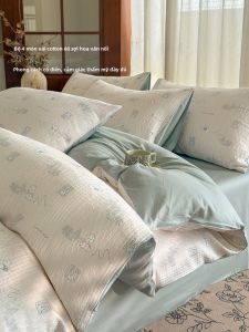 Tang Yi | French Vintage Style Full Cotton Jacquard Bed Set 3 Piece